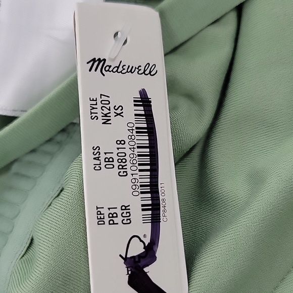 Madewell Sage Green Mini Dress - Picture 7 of 11